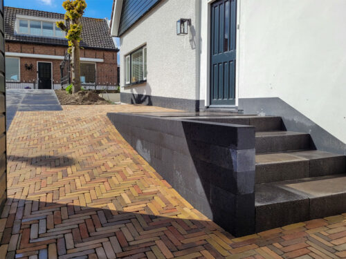 Oprit-met-trap